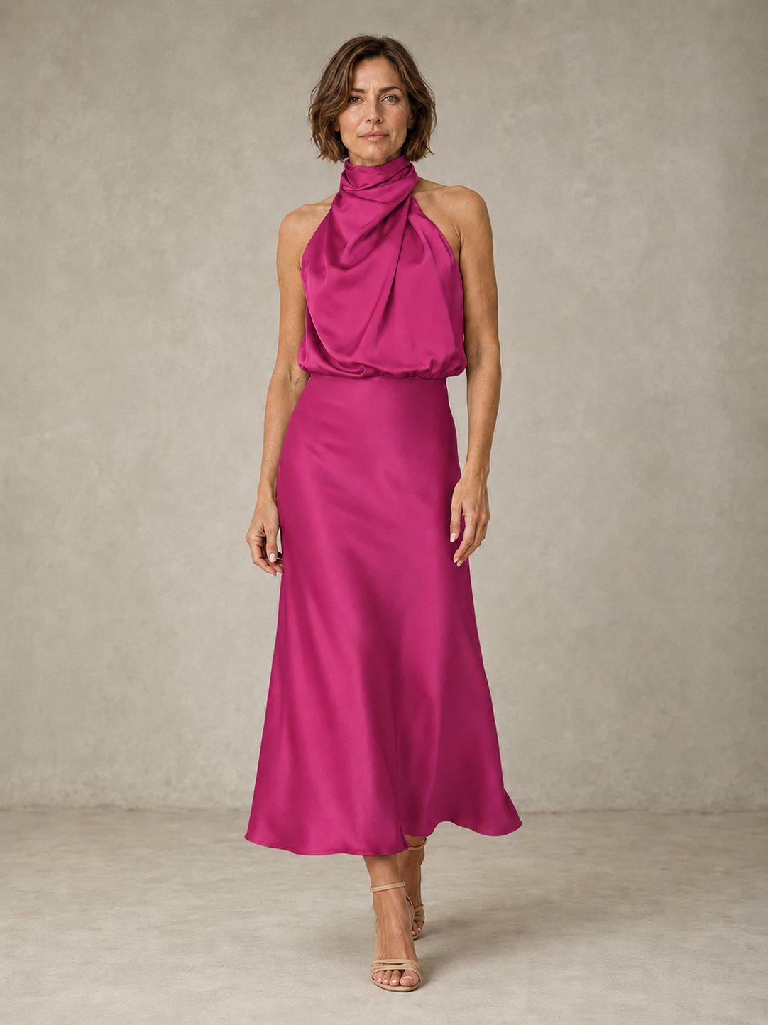 Lura | Women's Halter Evening Dress in 7 Colours