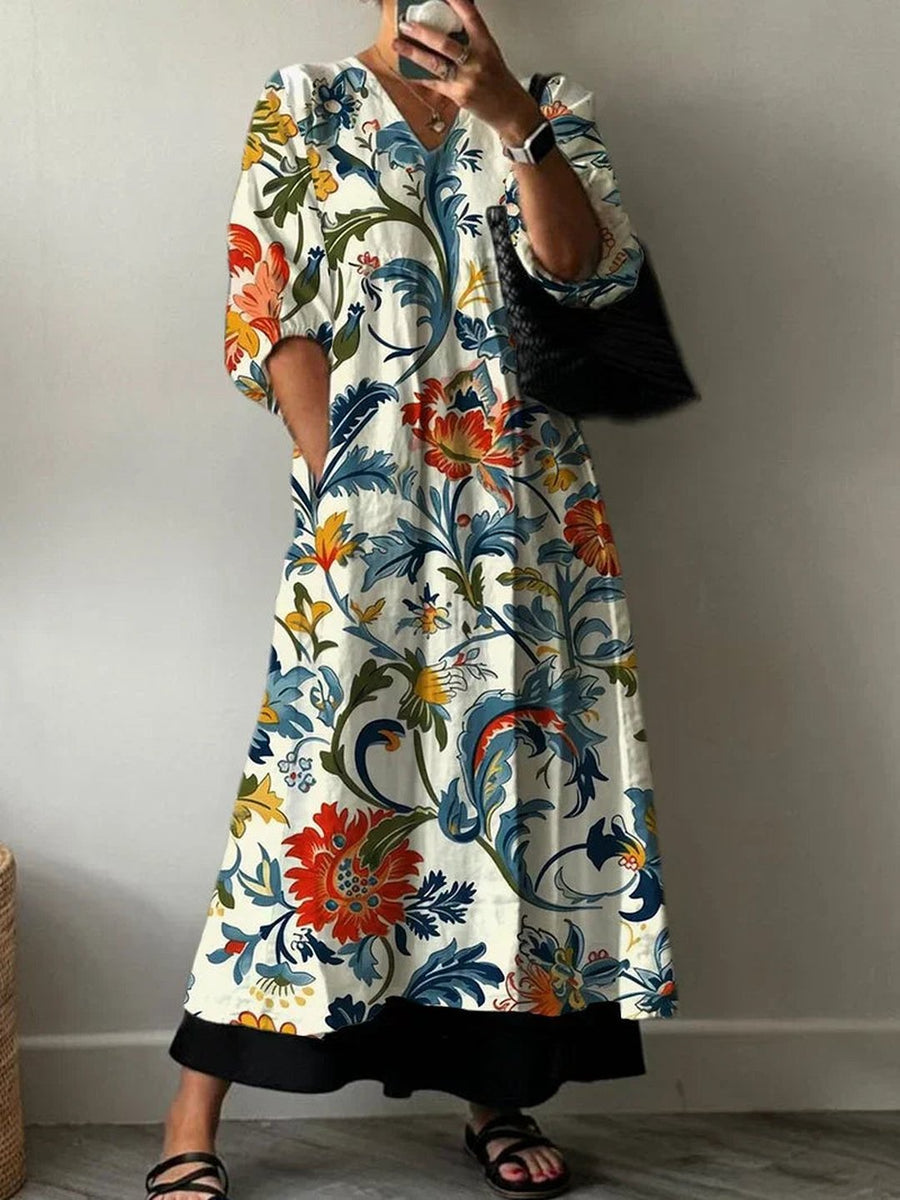 Orpha | Women's Boho Flowing Maxi Dress