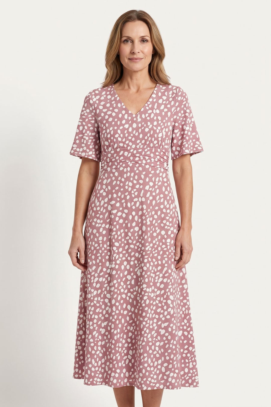 Raelene | Women's Soft Drape Midi Dress