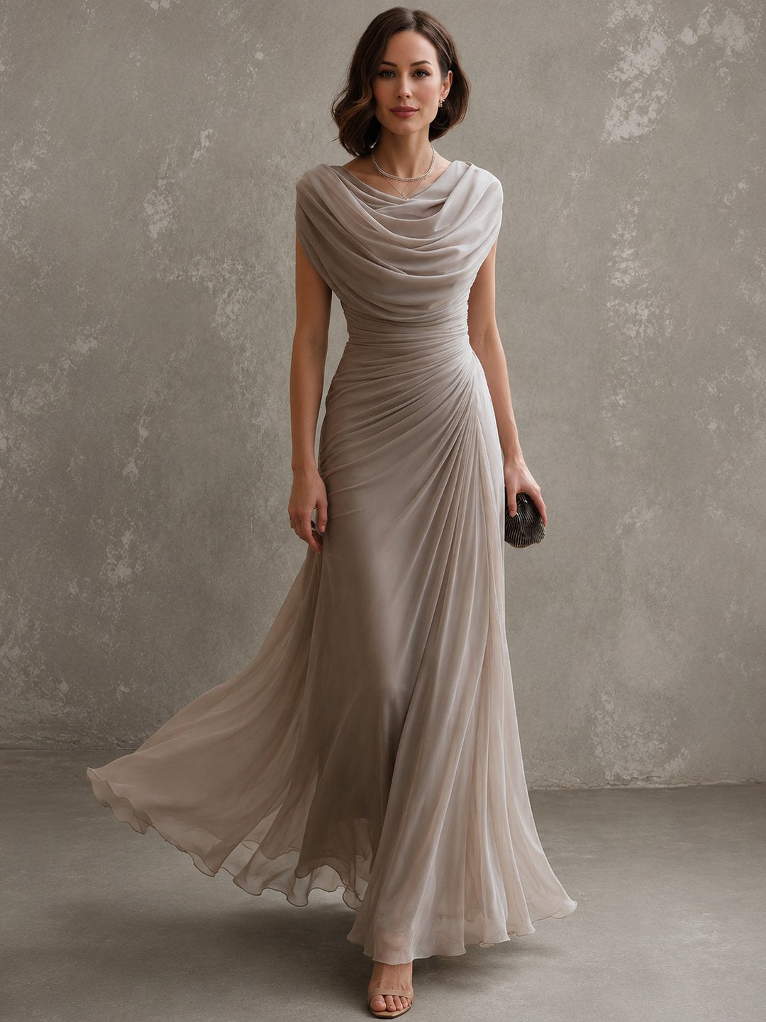 Maryjane | Women's Maxi Dress in Warm Beige and 5 Colours