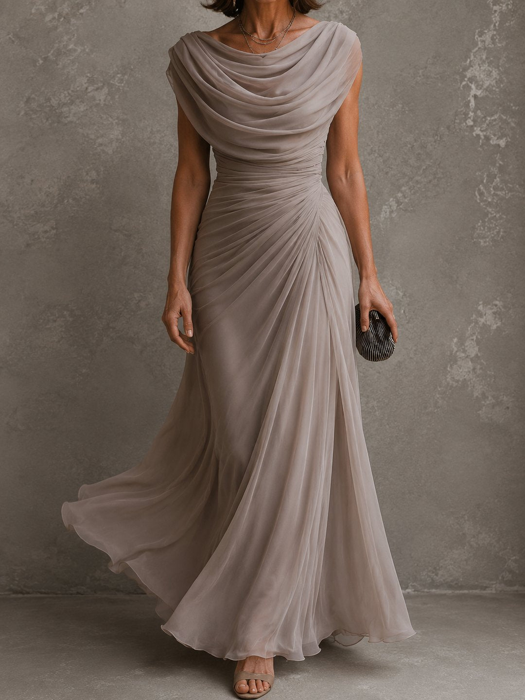 Maryjane | Women's Maxi Dress in Warm Beige and 5 Colours