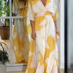 Valda | Women's Printed Midi Dress