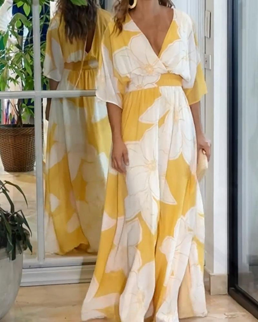 Valda | Women's Printed Midi Dress