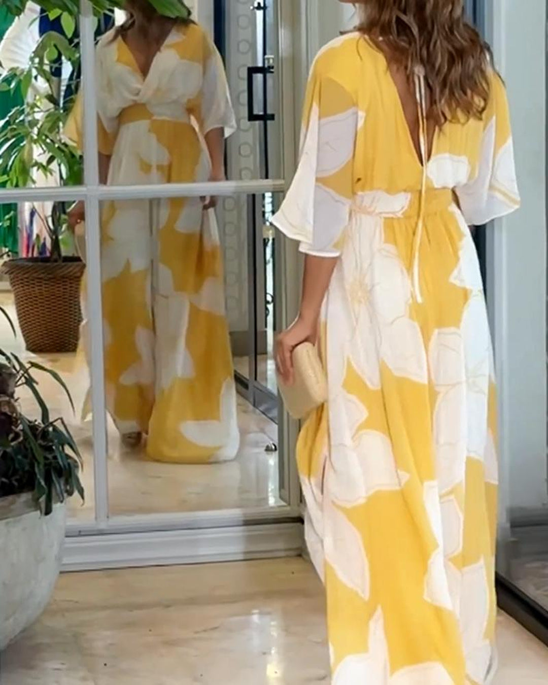Valda | Women's Printed Midi Dress