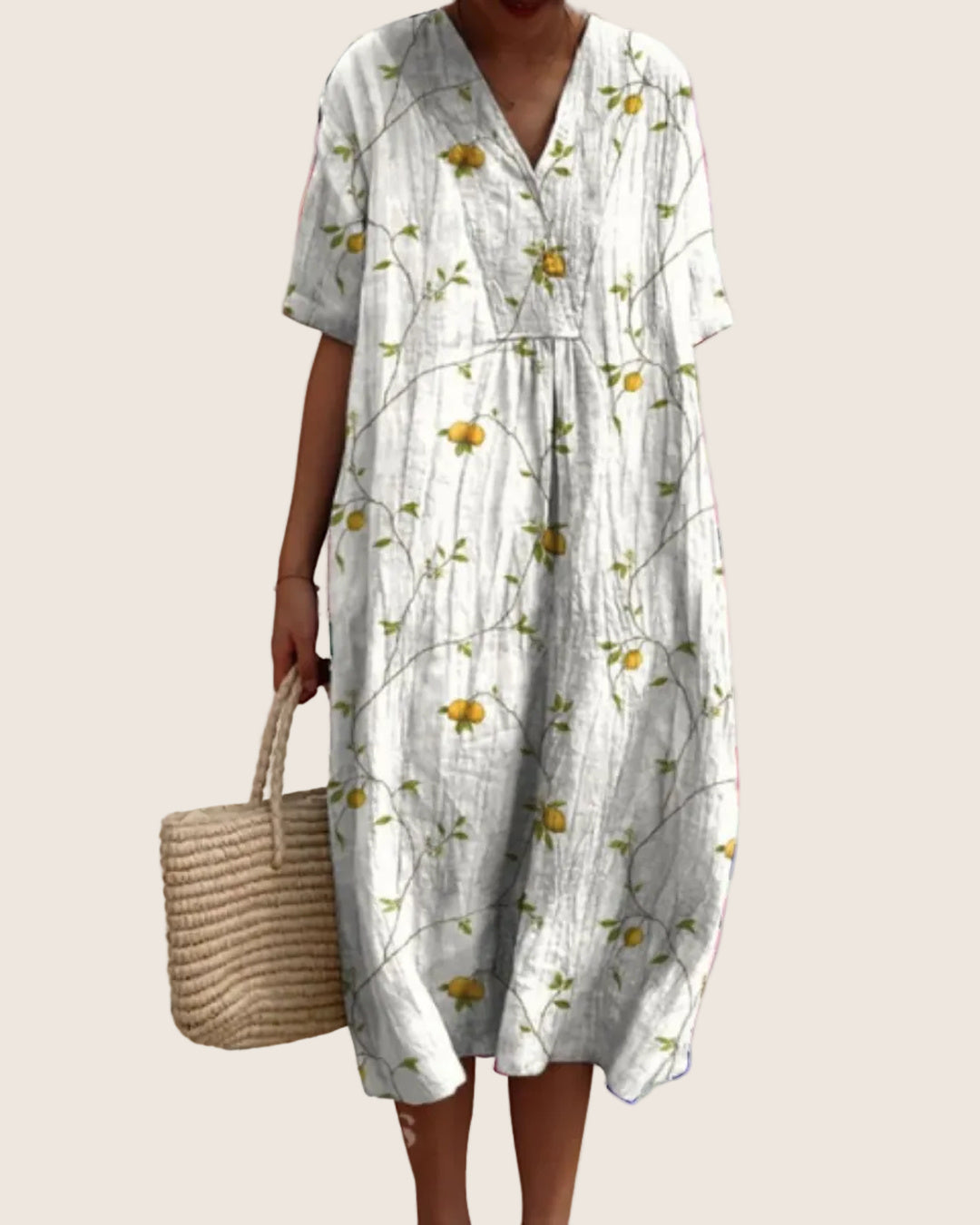 Juliette | Women's Cobalt Everyday Dress with Floral Print Options