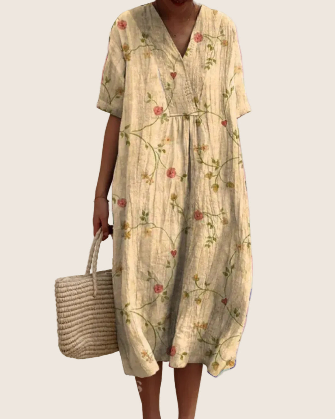 Juliette | Women's Cobalt Everyday Dress with Floral Print Options