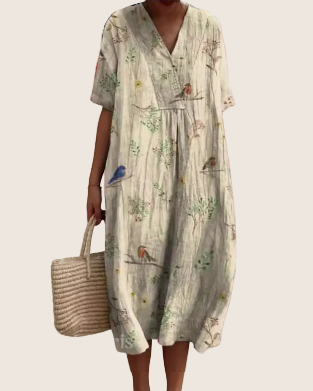 Juliette | Women's Cobalt Everyday Dress with Floral Print Options