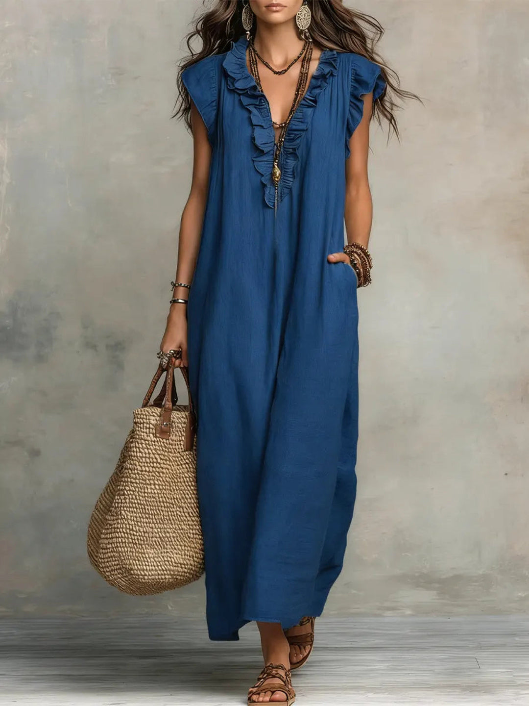 Marilla | Women's Everyday Dress in Slate Grey and 11 Colours