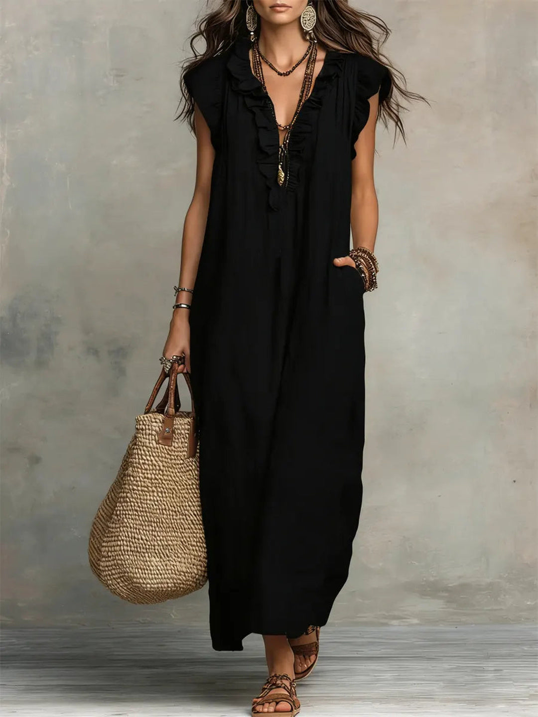 Marilla | Women's Everyday Dress in Slate Grey and 11 Colours