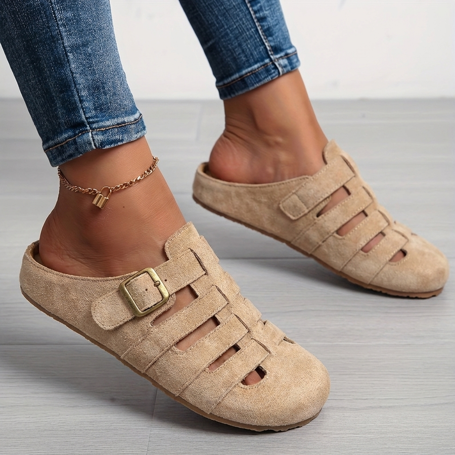 Odalys | Women's Suede Slip-On Clogs