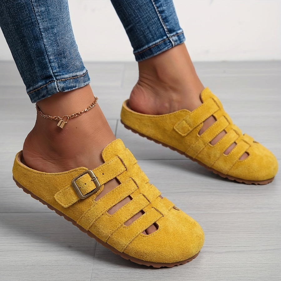 Odalys | Women's Suede Slip-On Clogs