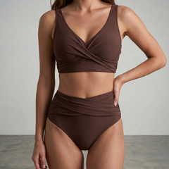 Margaux | Women's Wrap-Style High Waist Bikini Set