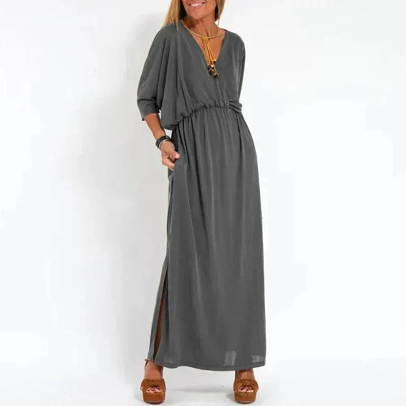 Elina | Christmas Party Dress, Wrap Maxi