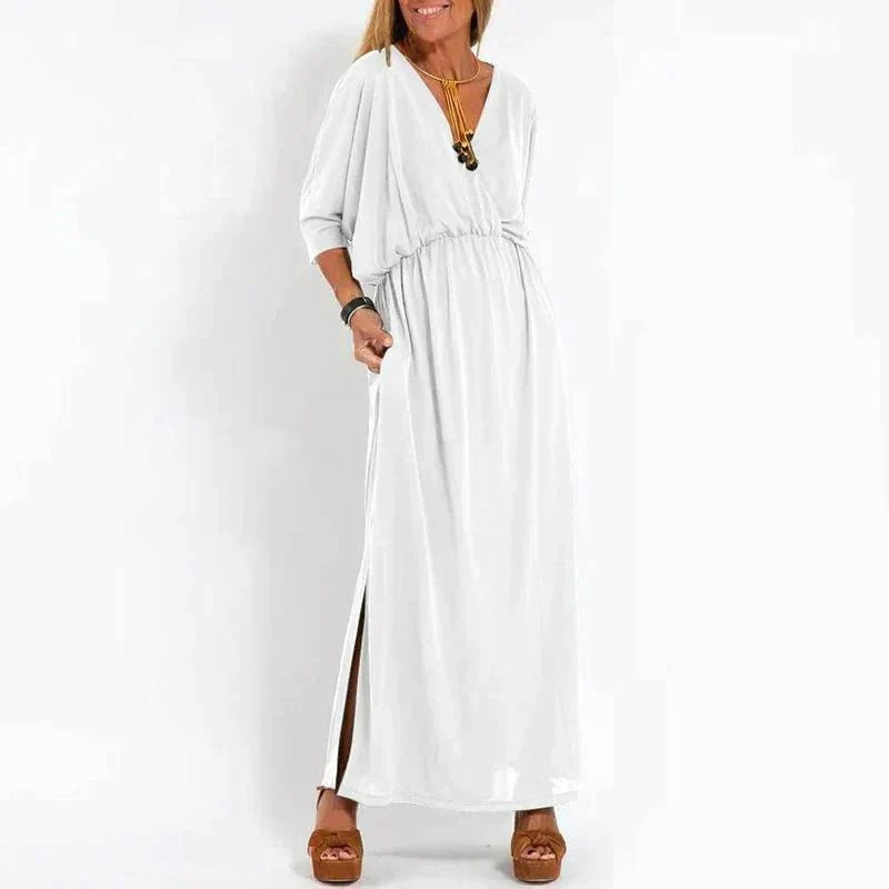 Elina | Christmas Party Dress, Wrap Maxi
