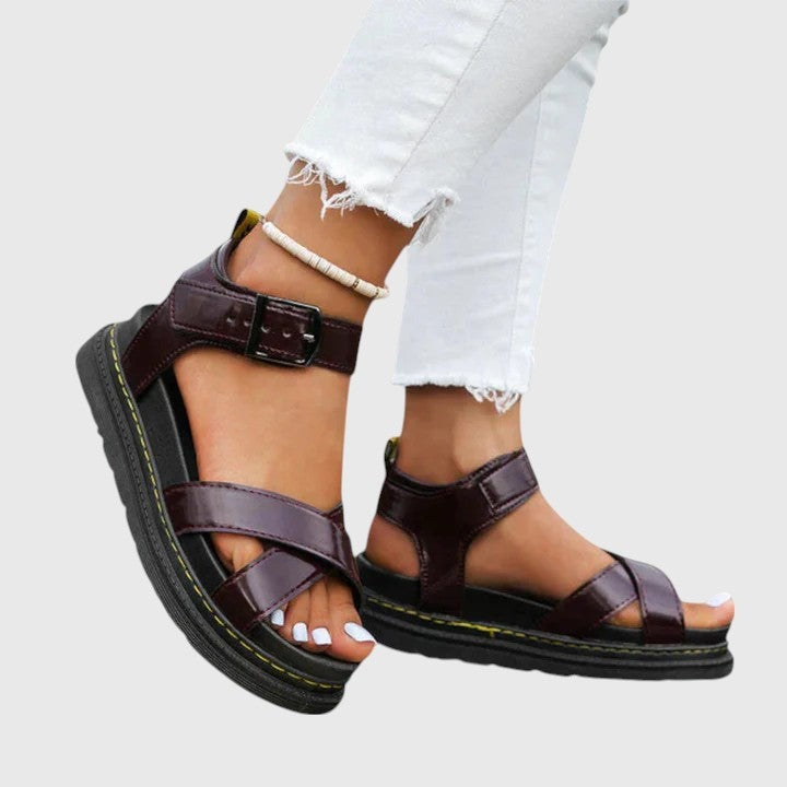 Marisol | Women's Platform Sandals with Adjustable Buckles