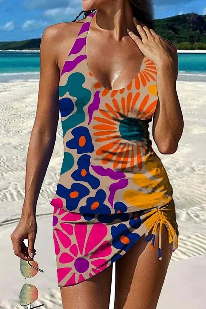 Marisa | Women's Floral Bikini Set with Matching Shorts