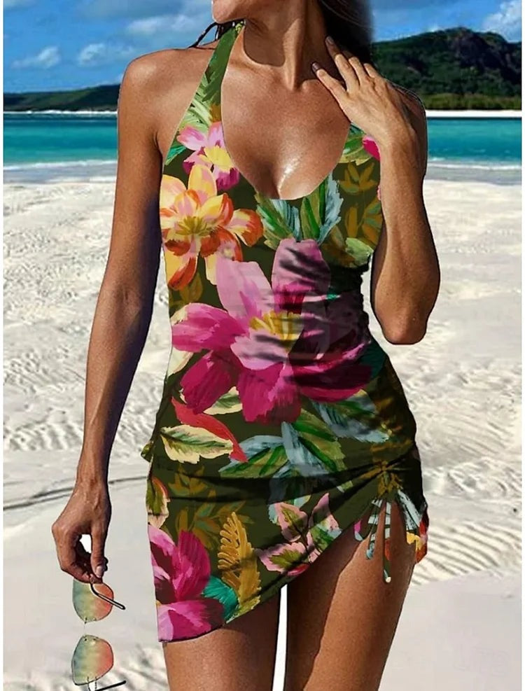 Marisa | Women's Floral Bikini Set with Matching Shorts