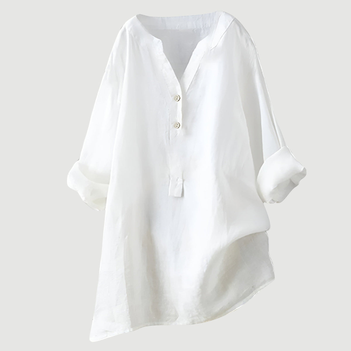 Isabelle | Women's V-Neck Button-Front Blouse in 9 Colours
