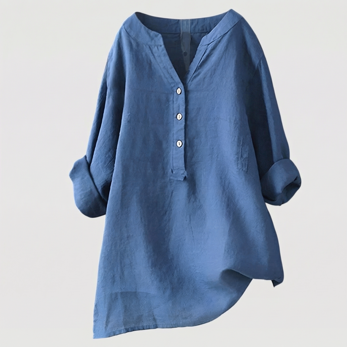 Isabelle | Women's V-Neck Button-Front Blouse in 9 Colours