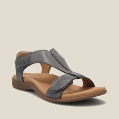 Hannah | Women's Comfort T-Strap Sandals with Memory Foam Footbed