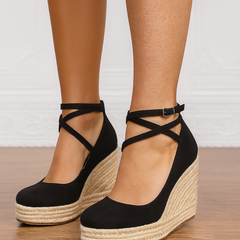 Harper | Women's Closed Toe Espadrille Wedge Sandals