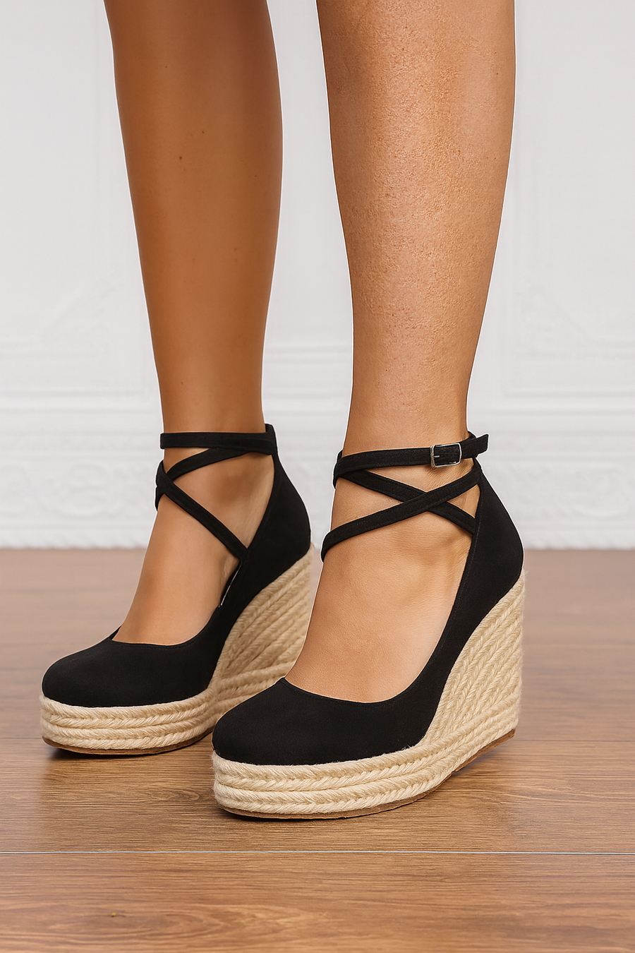 Harper | Women's Closed Toe Espadrille Wedge Sandals