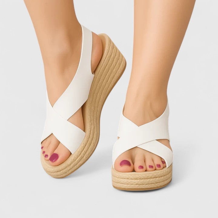 Willow | Women's Criss Cross Espadrille Wedge Sandals