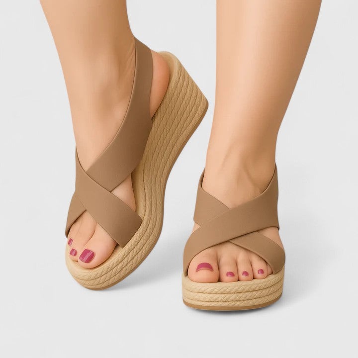 Willow | Women's Criss Cross Espadrille Wedge Sandals
